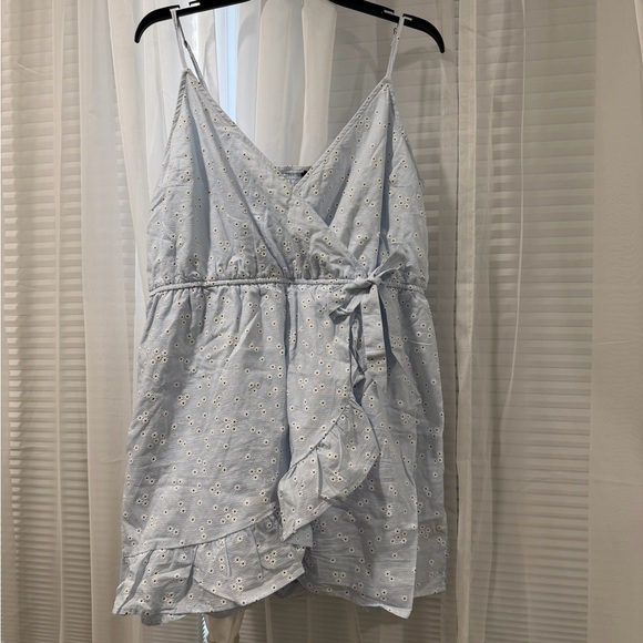 wild fable Pants - Wild Fable Blue Floral Dress